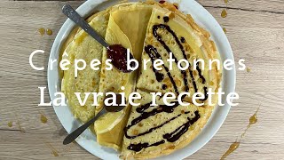 Crêpes recette facile rapide et inratable [upl. by Idihsar]