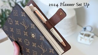 2024 Planner Set Up amp Flip Through  Minimal Planning [upl. by Folger]