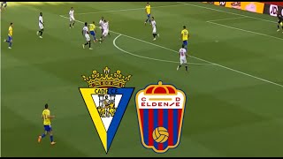 Cádiz CF vs CD Eldense 12 Resumen  La Liga 2  20242025 [upl. by Kantos525]