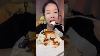 ASMR🍰Eat Hawthorn Cream Cake🍰 soft and waxy sound 크림 케ց 먹방 MUKBANG Satisfaction [upl. by Ezalb]