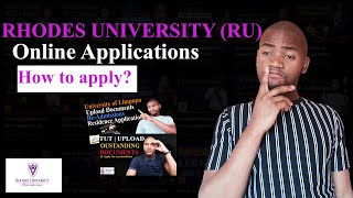 Rhodes University RU  How to apply at Rhodes University online Essay [upl. by Tezil]