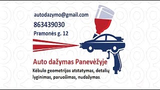 Auto dažymas Panevėžyje [upl. by Zorana]