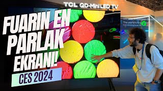 TCLden Mini LED Şovu  Yeni neler geliyor CES2024 [upl. by Gisella426]