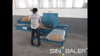 SINOBALER  Scale Weighing Horizontal Bagging Baler a Baling and Bagging Machine [upl. by Meridith]