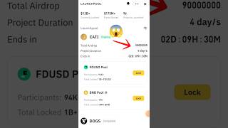 Cati Coin Ongoing Binance Launchpool Opportunity  How to Earn amp Stake in 2024 [upl. by Camilia812]