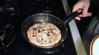 Egg Plant Aubergine omelette recipe [upl. by Nodgnal]