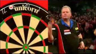 Erster 9 Darter von van Barneveld bei der PDC Weltmeisterschaft 2009 [upl. by Mordy957]