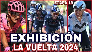 ETAPA 19 ➤ LA VUELTA a ESPAÑA 2024 🇪🇸 Exhibición [upl. by Gewirtz]