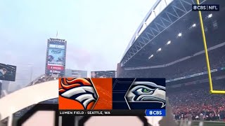 NFL on CBS Broncos vs Seahawks opening week 2024 [upl. by Whitby]