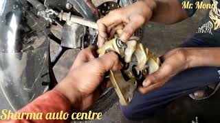 platina 110 H gear disk brake pad change [upl. by Hun244]