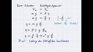 Physik der Oberstufe  Einstieg in die ELehre Coulombgesetz und MillikanVersuch [upl. by Yenaffit468]