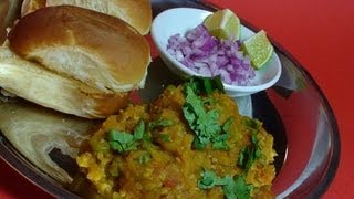 Pav Bhaji  Indian Vegetarian Street Food Recipe [upl. by Wein]