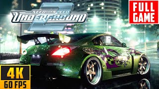 Need for Speed Underground 2 2004  Full Walkthrough Game  No Commentary 4K 60FPS [upl. by Ydisahc]