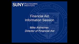 Financial Aid Overview amp Application Process [upl. by Lertnahs]