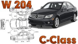 CClass W204  Fault locations  Body noise noise damping [upl. by Bridgette]