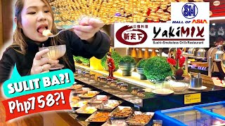 YAKIMIX Mall of Asia EAT ALL YOU CAN Buffet Review  HungreeCatt Eats [upl. by Nikoletta]