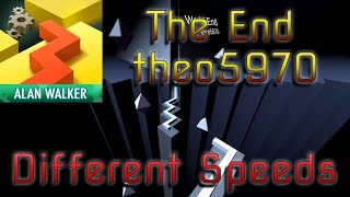 Dancing Line The End  theo5970 Different Speeds [upl. by Latt960]