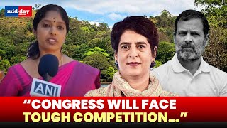 BJPs Navya Haridas challenges Priyanka Gandhi in Wayanad [upl. by Wadesworth]