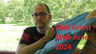 Club Grunt Style Shirt Unboxing June 2024 [upl. by Dine411]