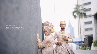 Highlight Wedding Dimas amp Riri at Kemepora  by Eternize [upl. by Anauqcaj]