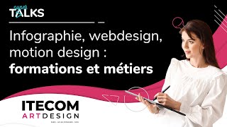 Infographie webdesign motion design… Quelles formations  Quels métiers   by digiSchool [upl. by Nada752]