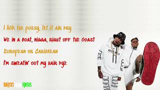 Chris Brown amp Tyga  DGIFU feat Pusha T LYRIC VIDEO [upl. by Vidal]