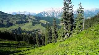 Die traumhaften Berge rund um Saalbach Hinterglemm Austria im Sommer [upl. by Ahseia]