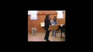 Zakhar Bron Glazunov violin concerto Class [upl. by Leugim]