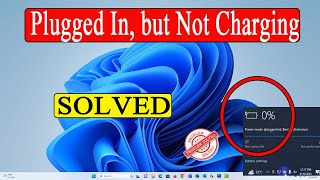 Plugged In Laptop Battery Not Charging Windows 1011 Solution 2 Methods ✅ [upl. by Magee530]