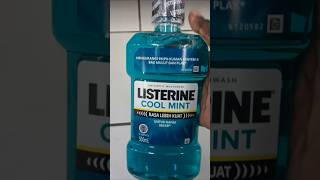 Listerine Cool Mint Antiseptic Mouthwash 500 ml listerine listerinecoolmint obatkumurmulut [upl. by Sherar957]