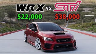 Subaru WRX or STI Is the WRX… BETTER [upl. by Elocin]