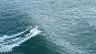 New Zealand Bar Crossing  How to cross a bar safely in a trailer powerboat [upl. by Ignatia]