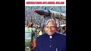 India ka real hero missile man quotAPJ Abdul Kalamquot shorts [upl. by Airotahs450]