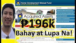 PAANO KUMUHA NG MAS MURANG BAHAY AT LUPA  PAG IBIG HOUSING LOAN  ACQUIRED ASSET  SALE HOUSE amp LOT [upl. by Kira965]