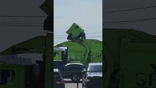 GFL Enviromental Canada garbage truck front loader garbagetruck [upl. by Olvan338]