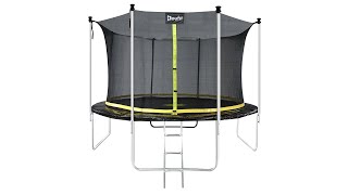 Doufit TR06 12FT 10FT 8FT Trampoline Assembly Video [upl. by Moorish934]