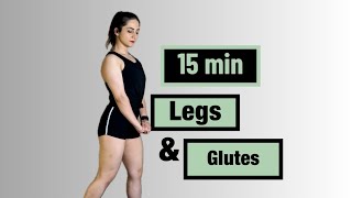 quot15Minute Legs and Glutes Workout with Weights Tone and Strengthen [upl. by Monafo615]