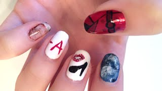 Pretty Little Liars Nail Art [upl. by Idram]