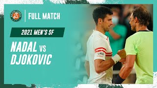 Djokovic vs Nadal 2021 Mens semifinal Full Match  RolandGarros [upl. by Adalai]