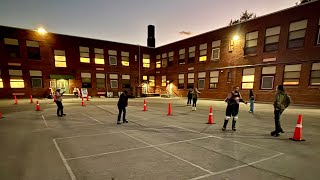 A Chilly Wednesday Night Workout 🙂 wClintonville Roller Club Indian Springs Elementary School [upl. by Sillsby]