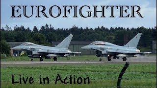 EUROFIGHTER Action at Airbase Wittmundhafen [upl. by Arnoldo143]