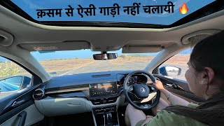 Skoda Slavia 15 Dsg Drive Review  BUDGET में SPORTS CAR 💪🏻 [upl. by Nelubez]