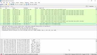 Analyzing the live capture using Wireshark [upl. by Akenit]