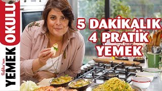 5 Dakikada Hazırlanan 4 Pratik Yemek Tarifi  Nohut ve Fasulyeyle Burritodan Zeytinyağlıya Kadar [upl. by Tarrance124]