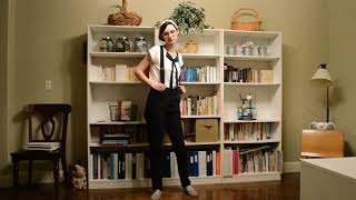 5 Ways to Style Black Pants with Suspenders for Woman [upl. by Lednahs]