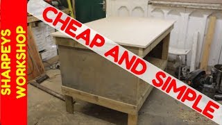 Easy Diy Workbench Build [upl. by Sardse140]