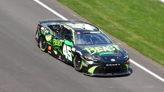 Tyler Reddick pole lap for 2024 Brickyard 400 from grandstands [upl. by Yttik910]