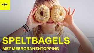 Versgebakken speltbagels met meergranentopping  Sofie Dumont [upl. by Skutchan920]