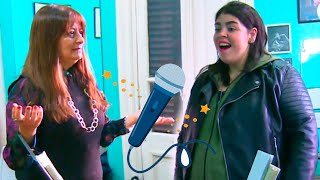 ¡MUCHO TALENTO Victoria tomó clases de canto con Katie Viqueira y mostró su dulce voz [upl. by Silrak]