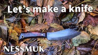 Lets Make a Knife  The Nessmuk [upl. by Ahsac]